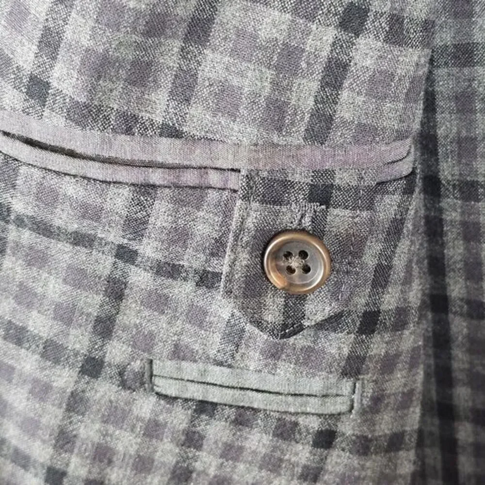 Wallin & Bros Blazer Suit Jacket‎  100% Wool 46R Casual Business Office Prof.